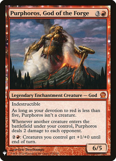 Purphoros, God of the Forge - Synergy (Interaction) image