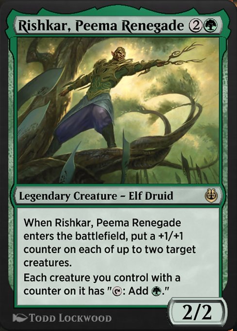 Rishkar, Peema Renegade - Synergy (+1/+1 Counters) image