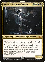 Atraxa, Praetors' Voice card art