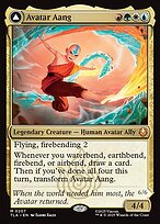 Avatar Aang card art
