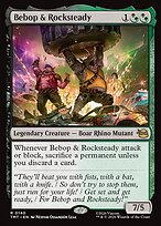 Bebop & Rocksteady card art